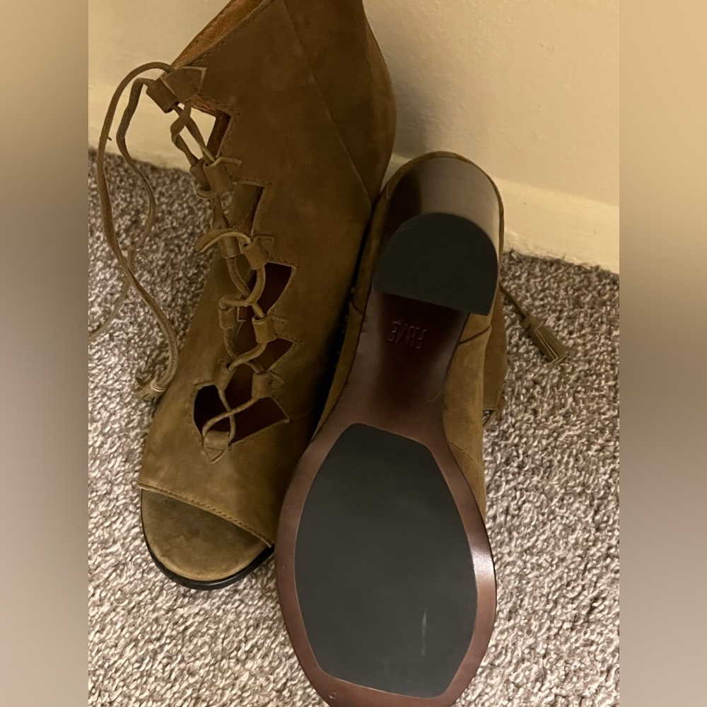 Frye Peep Toe Booties